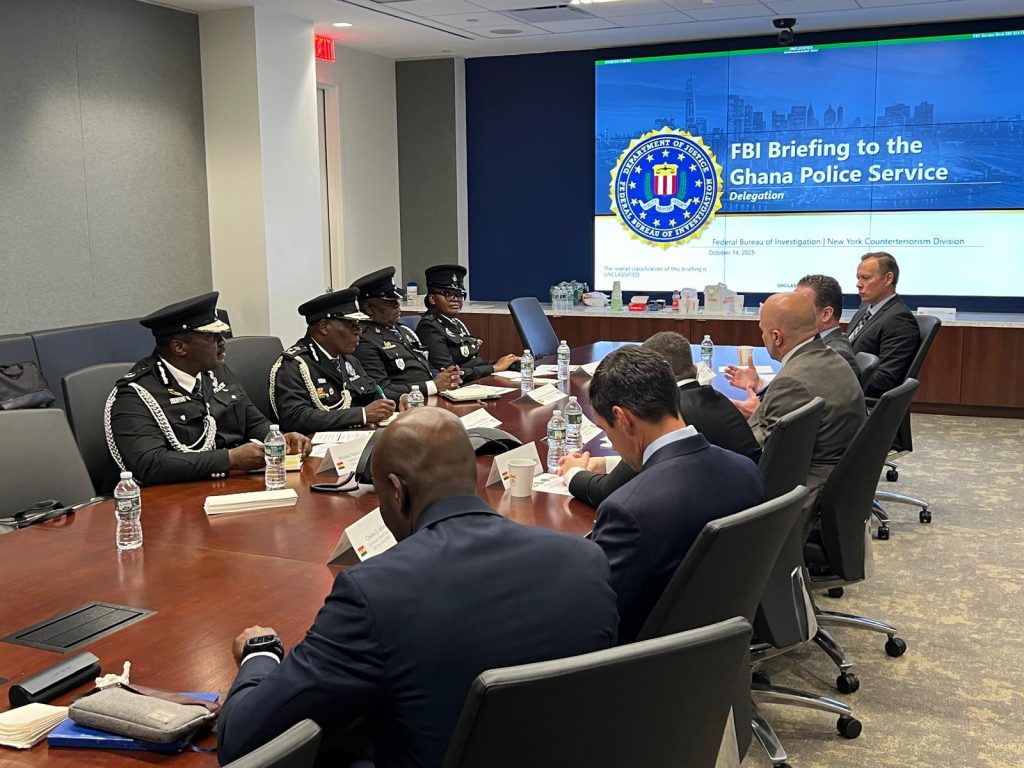 IGP Leads Ghana Police Delegation to Strengthen U.S.–Ghana Law-Enforcement Cooperation at FBI New York Field Office 2 IGP2