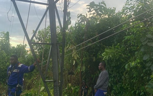 Ministry of Energy says that GRIDCo 161kV Aboadze-Tarkwa transmission line has been damaged