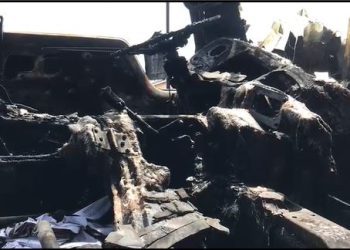 Wesley Grammar School bus catches fire at Kasoa tollbooth, all passengers escape