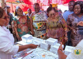 First Lady Leads Health Screening Exercise in Sunyani, Urges Community Action on HIV Awareness 4 First Lady Leads Health Screening Exercise in Sunyani, Urges Community Action on HIV Awareness