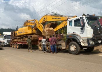 NAIMOS Seizes Excavators and Shuts Down Illegal Riverbank Mining in Day Three of Eastern Region Operation