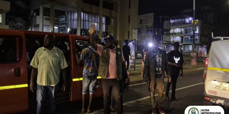 6 drivers arrested as Mayor of Accra leads evening taskforce over unapproved fares in Accra 1 6 drivers arrested as Mayor of Accra leads evening taskforce over unapproved fares in Accra