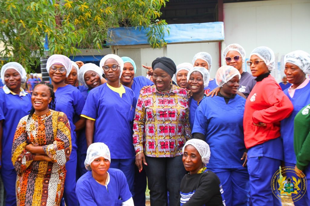 Trade Minister Tours Blue Skies Fruit Juice Company, Reaffirms Gov’t Support for Value Addition 4 m3