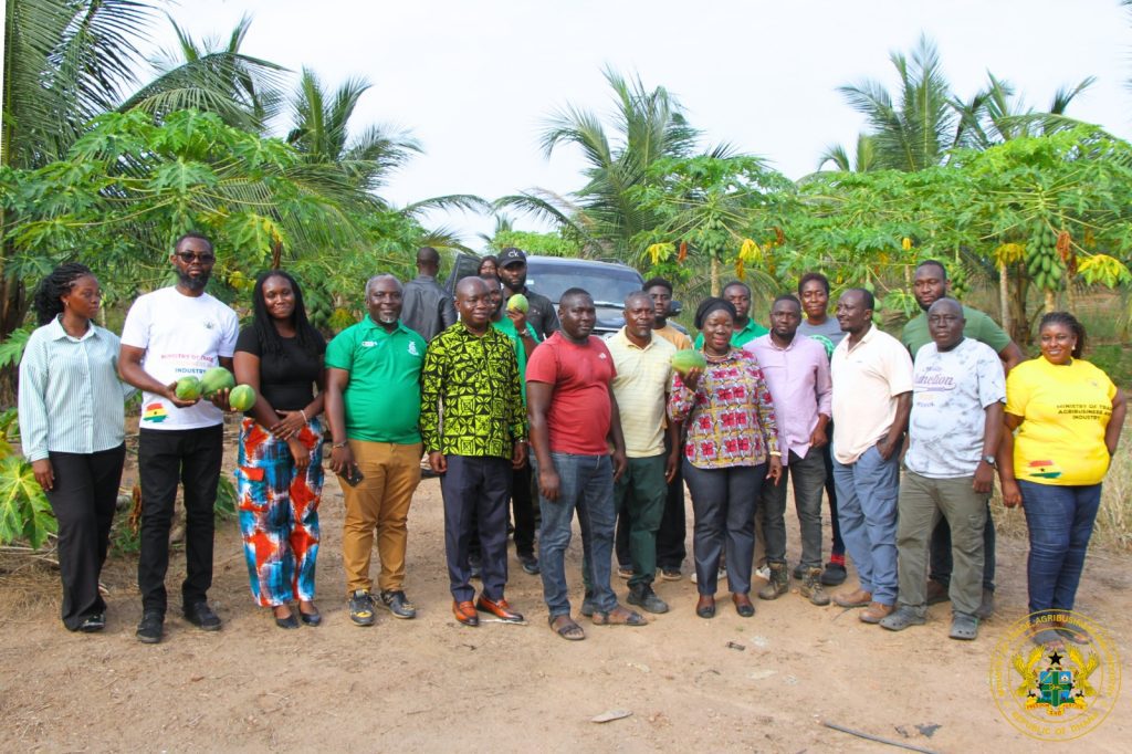 Trade Minister Tours Blue Skies Fruit Juice Company, Reaffirms Gov’t Support for Value Addition 9 m8