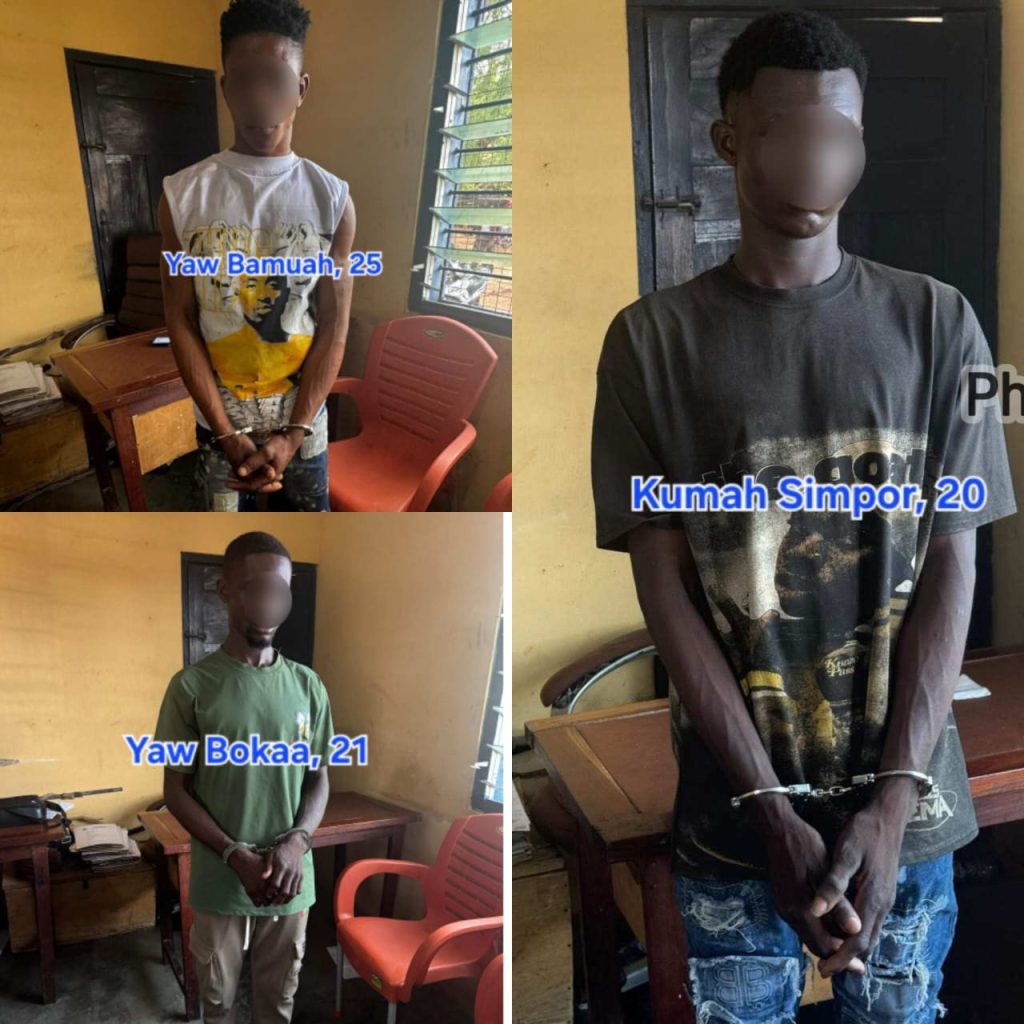 Three arrested over murder and assault at Gbiniyiri 3 CRI2