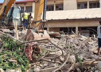 School Infrastructure Under Scrutiny as Vice President Prof. Naana Jane Opoku-Agyemang Visits Disaster Site