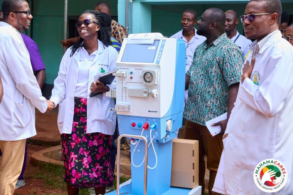 Historic Joy at Holy Family Hospital, Techiman as Ghana Medical Trust Fund Delivers First-Ever Dialysis Machines to Bono East 2 OB2 1