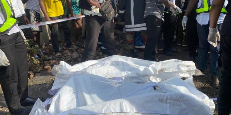 Tema Helicopter crash bodies