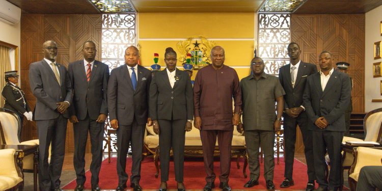 Five New Envoys Present Credentials to President John Dramani Mahama 1 pap