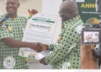 PFAG honours Agric Minister Eric Opoku for transformative leadership and farmer-focused reforms