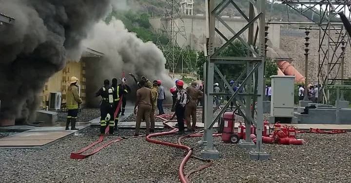 Fire at Akosombo Substation Disrupts Power Supply 1 FIRE