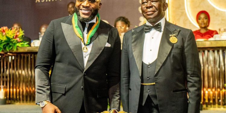 Asantehene honours Prophet Uche with gold coin at 27th anniversary gala