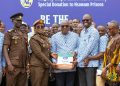 Mahama Extends Compassion to Nsawam Inmates, Donates Food, Pledges Support