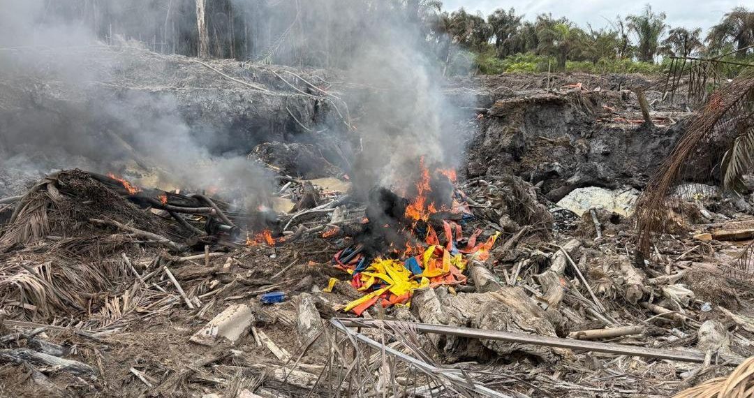 NAIMOS Arrest 2 Galamsey Kingpins as Taskforce Conducts Decisive Operation to Dismantle Illegal Mining Activities along Akango Road in the Nzema East District.