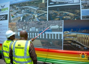 Mahama Cuts Sod for Airport Concourse, Unveils Bold Aviation Expansion Agenda