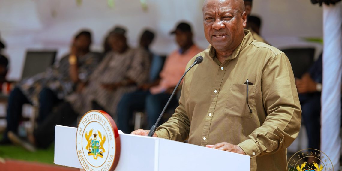 Mahama Cuts Sod for Major 24-Hour Market in Tamale, Outlines Broad Economic Plans