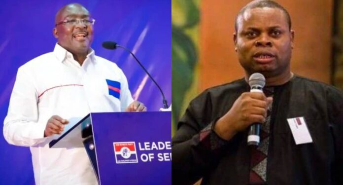 Franklin Cudjoe and Bawumia