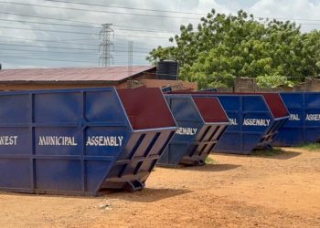 Ayawaso West Assembly deploys industrial waste containers to improve sanitation
