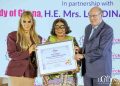 First Lady Receives International Recognition for Philanthropic Leadership