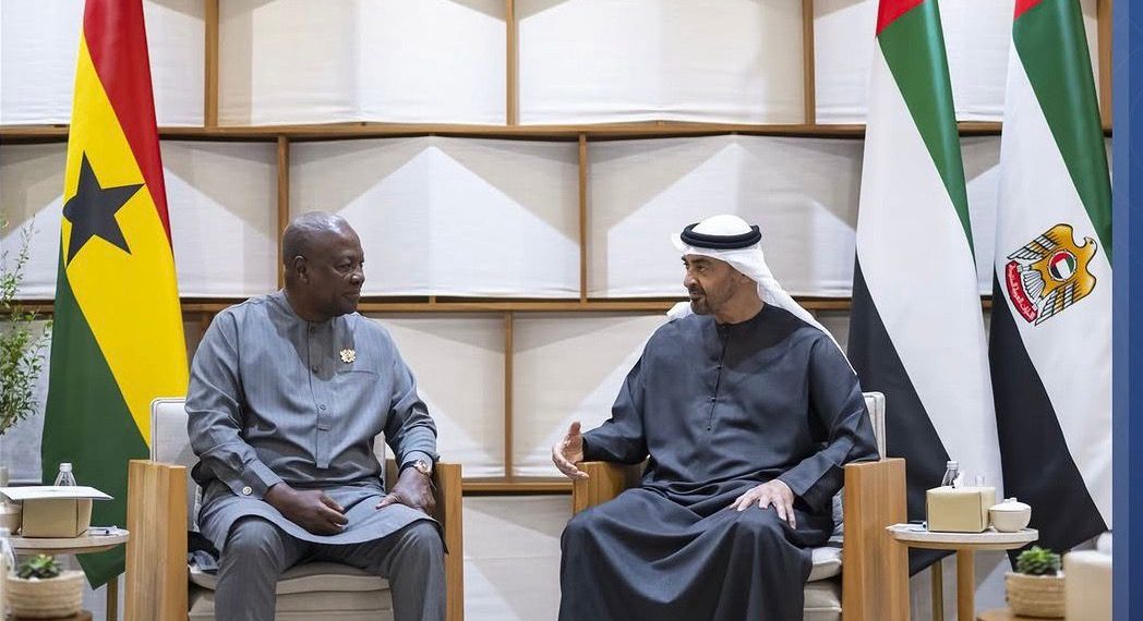 Ghana, UAE Deepen Strategic Energy Partnership as Mahama Meets Sheikh Mohamed bin Zayed in Abu Dhabi