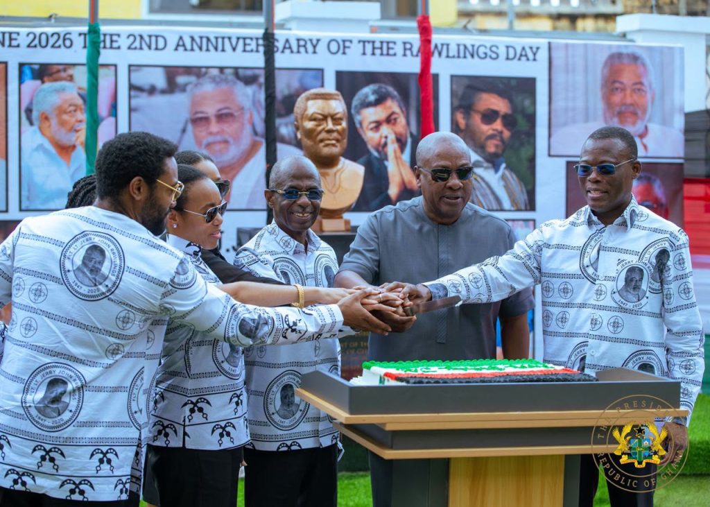 NDC renames national headquarters after Rawlings as Mahama calls for renewed commitment to his values 9 jm8