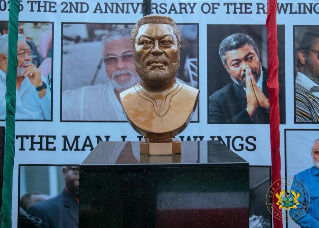 NDC renames national headquarters after Rawlings as Mahama calls for renewed commitment to his values 4 jm9 1