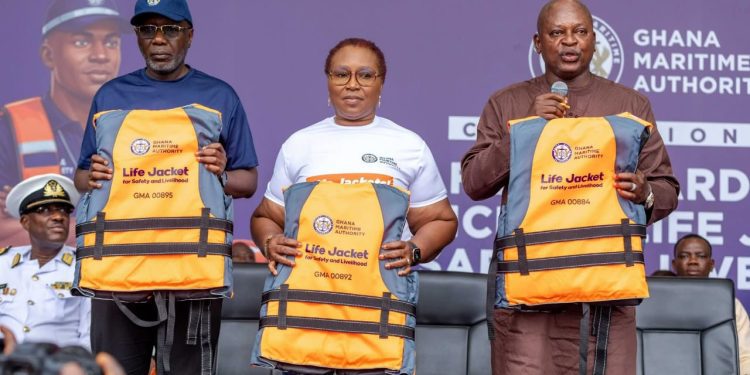 "No Life Jacket, No Crossing" Initiative Launched to Improve Safety on Ghana's Inland Waterways 1 p1
