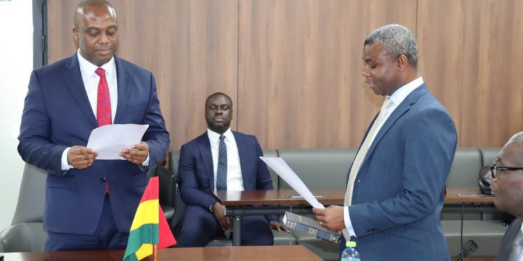 Conrad Z. Dumbah Takes Over as Director-General of Internal Audit Agency, Bringing Global Financial Leadership to Ghana's Public Sector 1 Image Swearing In