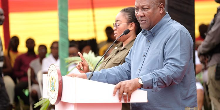 President Mahama Announces Major Health Sector Reforms During Volta Region Resetting Ghana Tour 1 jjj2