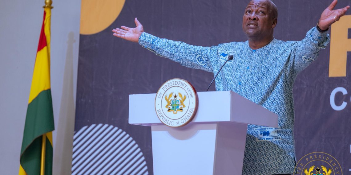 President Mahama Highlights Role of Christian Men in National Development