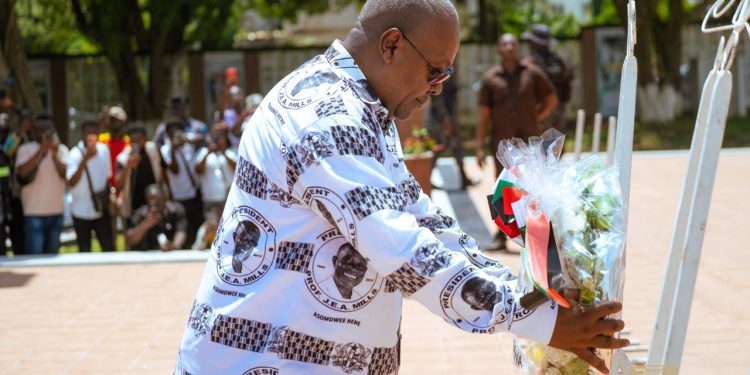 Mahama Pays Tribute to Late President Atta Mills, Pledges to Uphold His Legacy of Integrity and Service 1 ppa 2