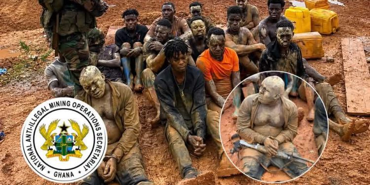 NAIMOS Intensifies Operations Along Asankrangwah–Bawdie–Bogoso Corridor 1 Mpohor Fiase illegal miners