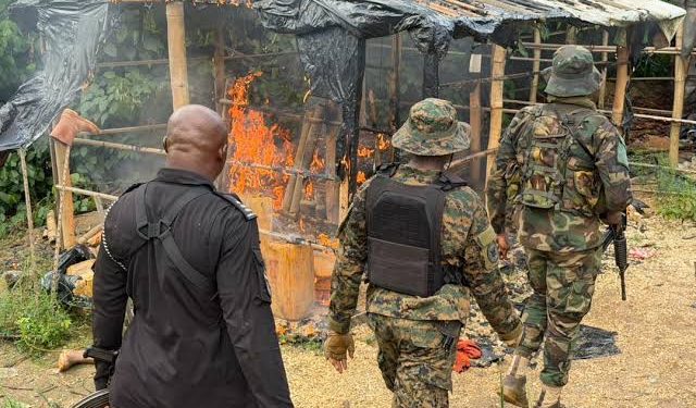 NAIMOS Visits Illegal Mining Site at Apedwa, Engages Traditional Leaders And MCE 1 N1