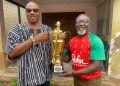 Dr. Edem Segbefia Receives Trophy for Young Progressive Network Oblogo Homowo Football Gala Fiesta 2026
