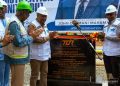 President Mahama Receives Commemorative Plaque as TOR Welcomes First Barrel of Oil from Jubilee Field
