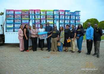 Corporate Ghana, International Community Present Relief Donations to Government Following June 29 Flood Disaster 1 Corporate Ghana, International Community Present Relief Donations to Government Following June 29 Flood Disaster