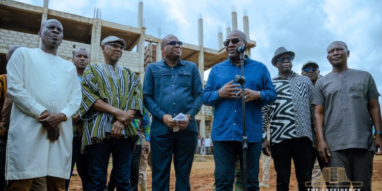 Mahama Inspects Science Laboratory Project at UTAS, Assures Support for Science and Medical Education 1 WhatsApp Image 2026 08 13 at 18.20.05
