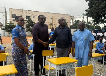 John Dumelo, MCE Donate Furniture to OIC Technical Institute, Pledge More Support for Education 2 John Dumelo, MCE Donate Furniture to OIC Technical Institute, Pledge More Support for Education