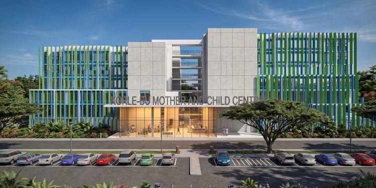 Mahama Commences Construction of 400-Bed Mother and Child Block at Korle Bu 1 JDM1