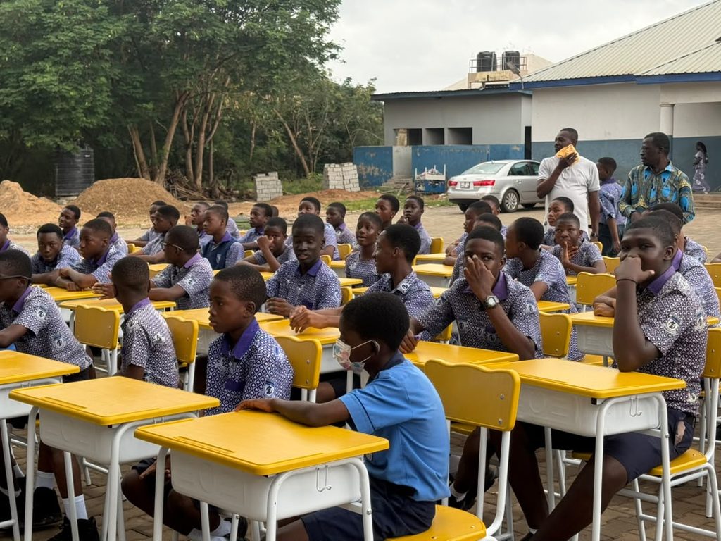John Dumelo, MCE, Rolls Out 2,000-Desk Distribution as Accra College of Education Basic School Receives First Batch 6 jd6