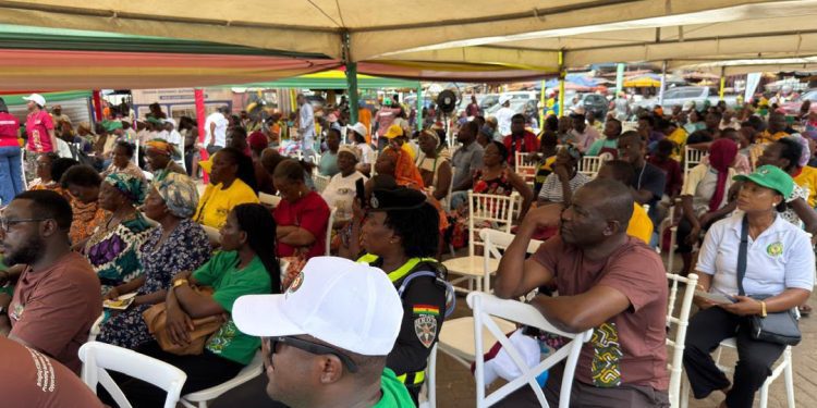 Foreign Affairs Ministry Hosts ECOWAS Citizen Engagement Campaign at Madina Market 1 ERIC X